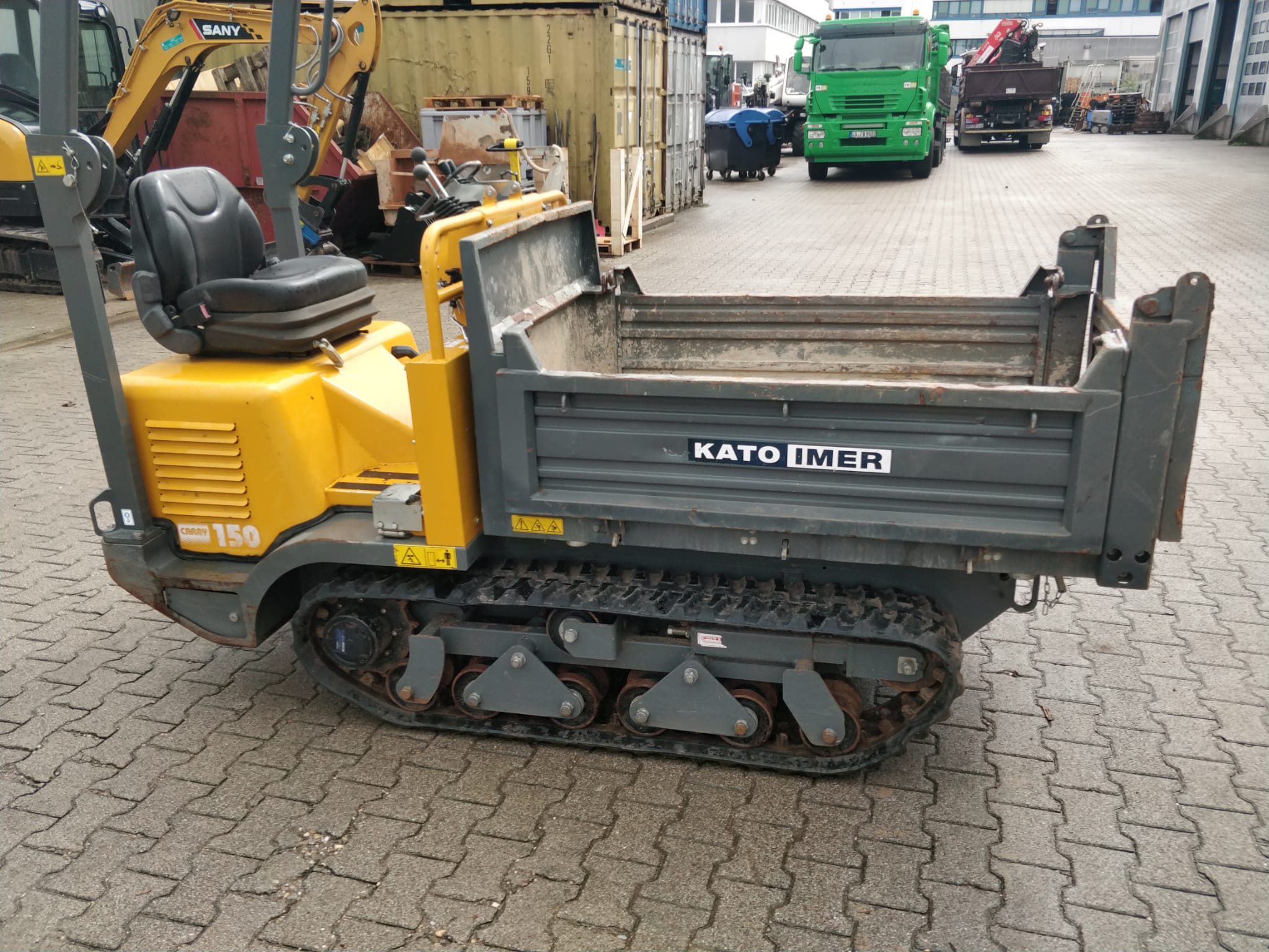 Raupen-Dumper KATO/IHI Carry 150 Dreiseitenkipper