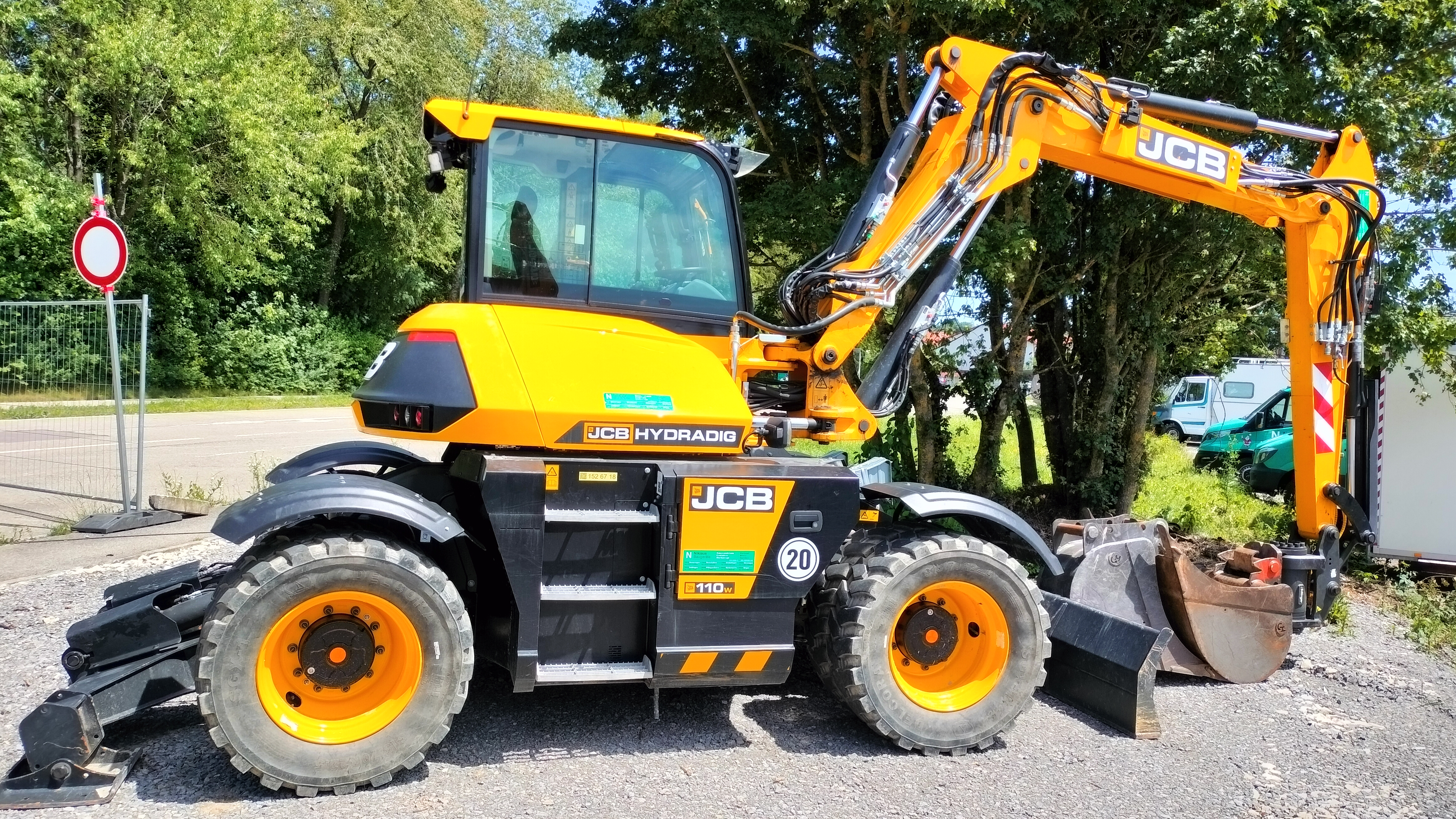 Mobilbagger Hydradig JCB 110W mit Powertilt gebraucht kaufen