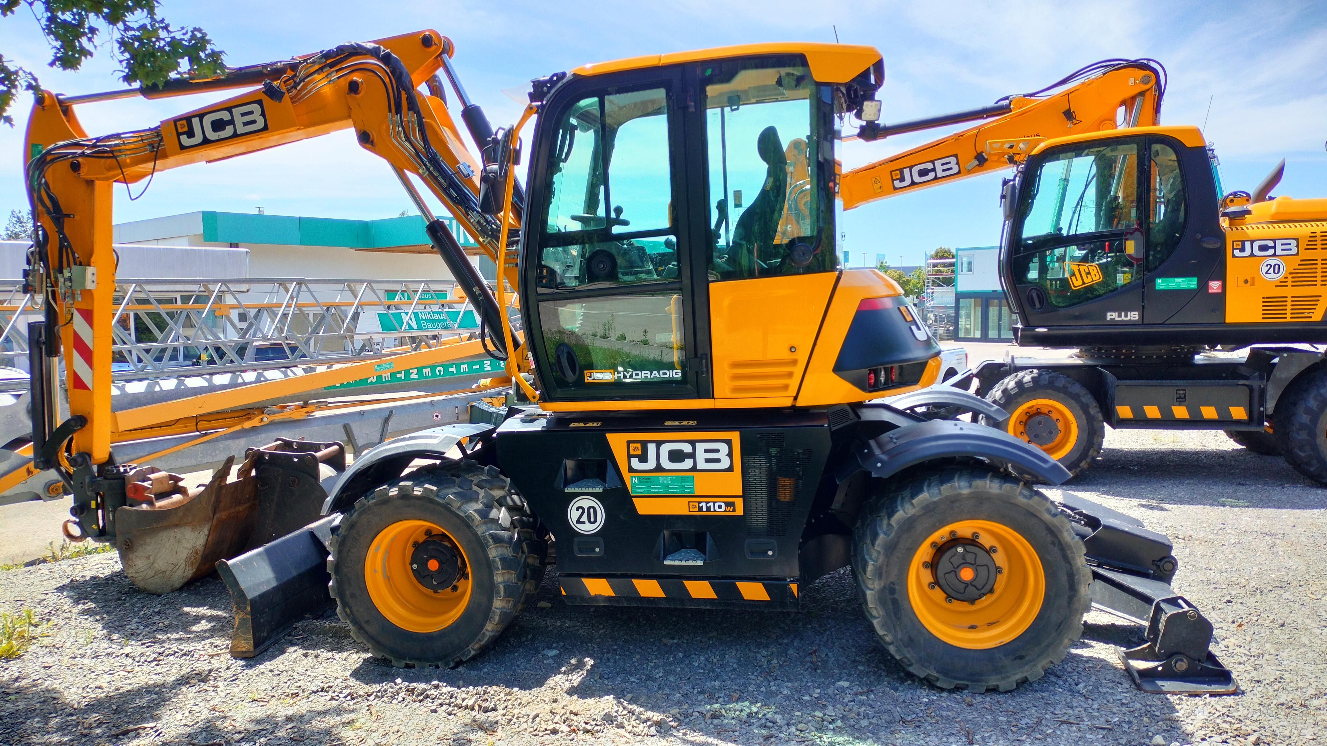 Mobilbagger Hydradig JCB 110W mit Powertilt gebraucht kaufen