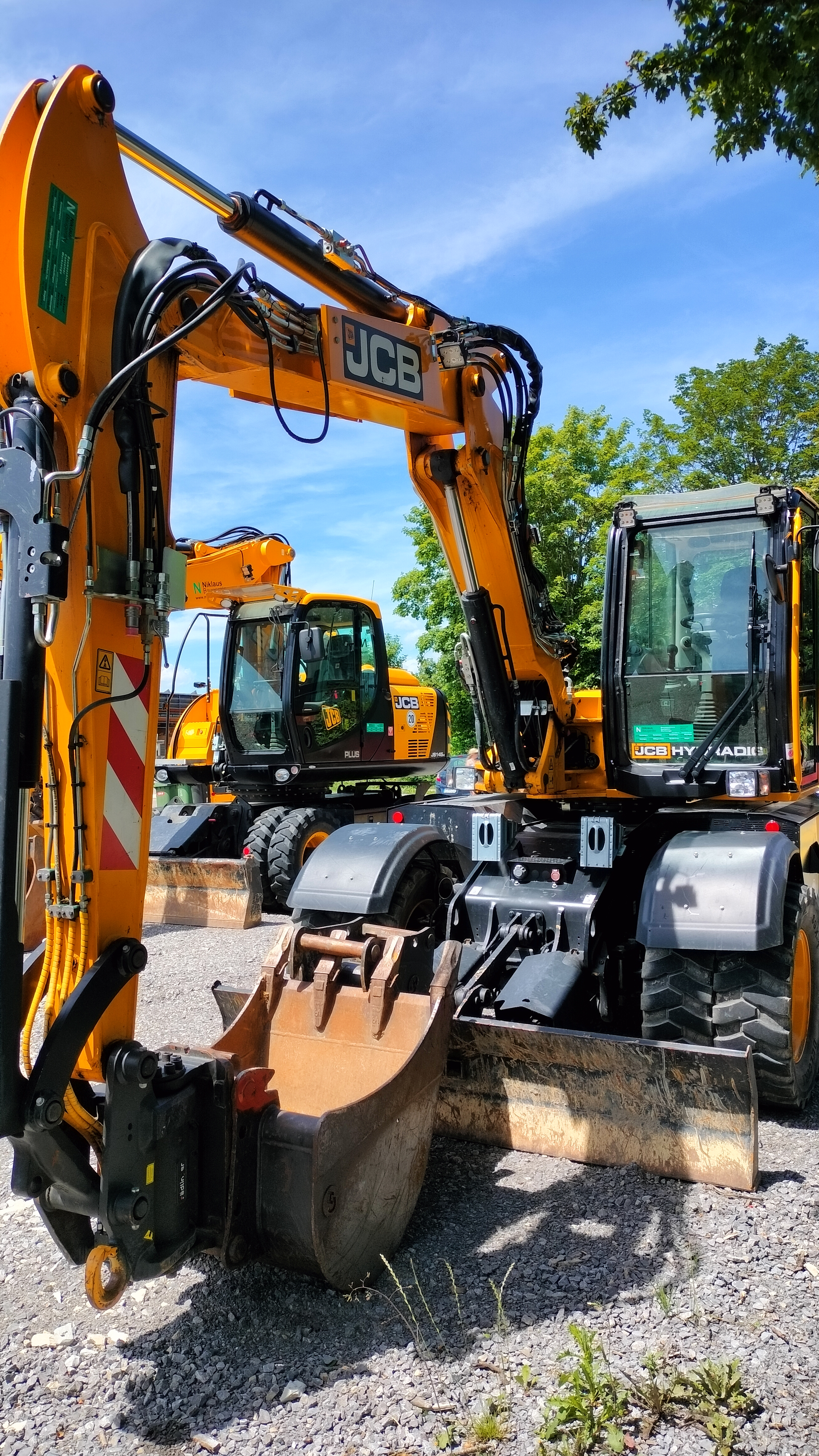 Mobilbagger Hydradig JCB 110W mit Powertilt gebraucht kaufen