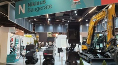 Stand von Niklaus Baugeräte auf der GaLaBau 2022